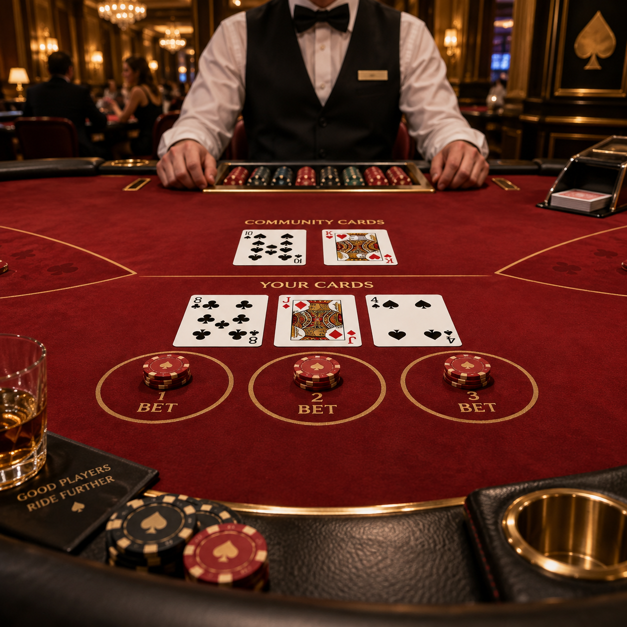 Let It Ride Stud Poker