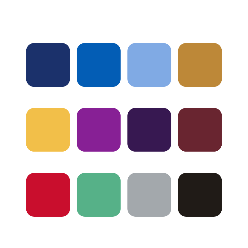 Colores estándar de los naipes Milwaukee